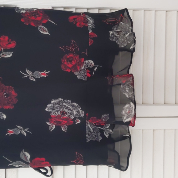 Black rose midi dress - Picture 4 of 5